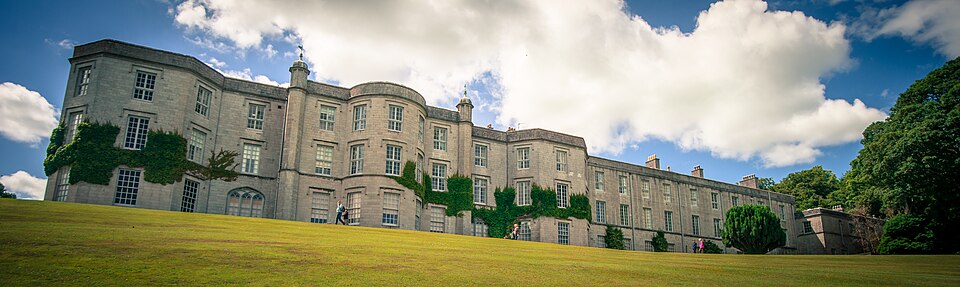 The west facade of Plas Newydd, Anglesey — Gothic and Classical elevations facing the Menai Strait.